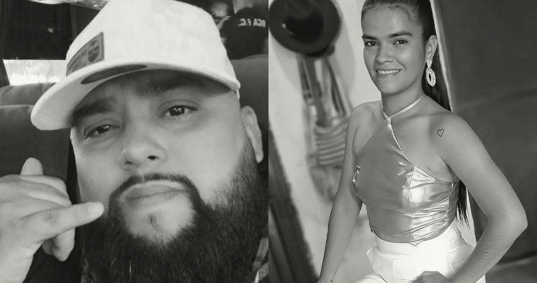 Deiner Lozada y su esposa Carolina Serrano