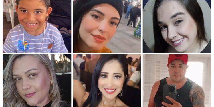 Seis personas que se fueron de este mundo.