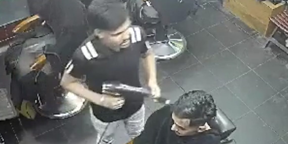 Corte de pelo encendido.